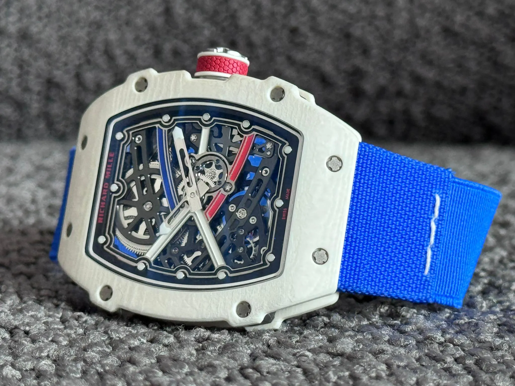 Richard Mille Extra Flat RM67-02 38.5mm Carbon fiber Skeletonized 3