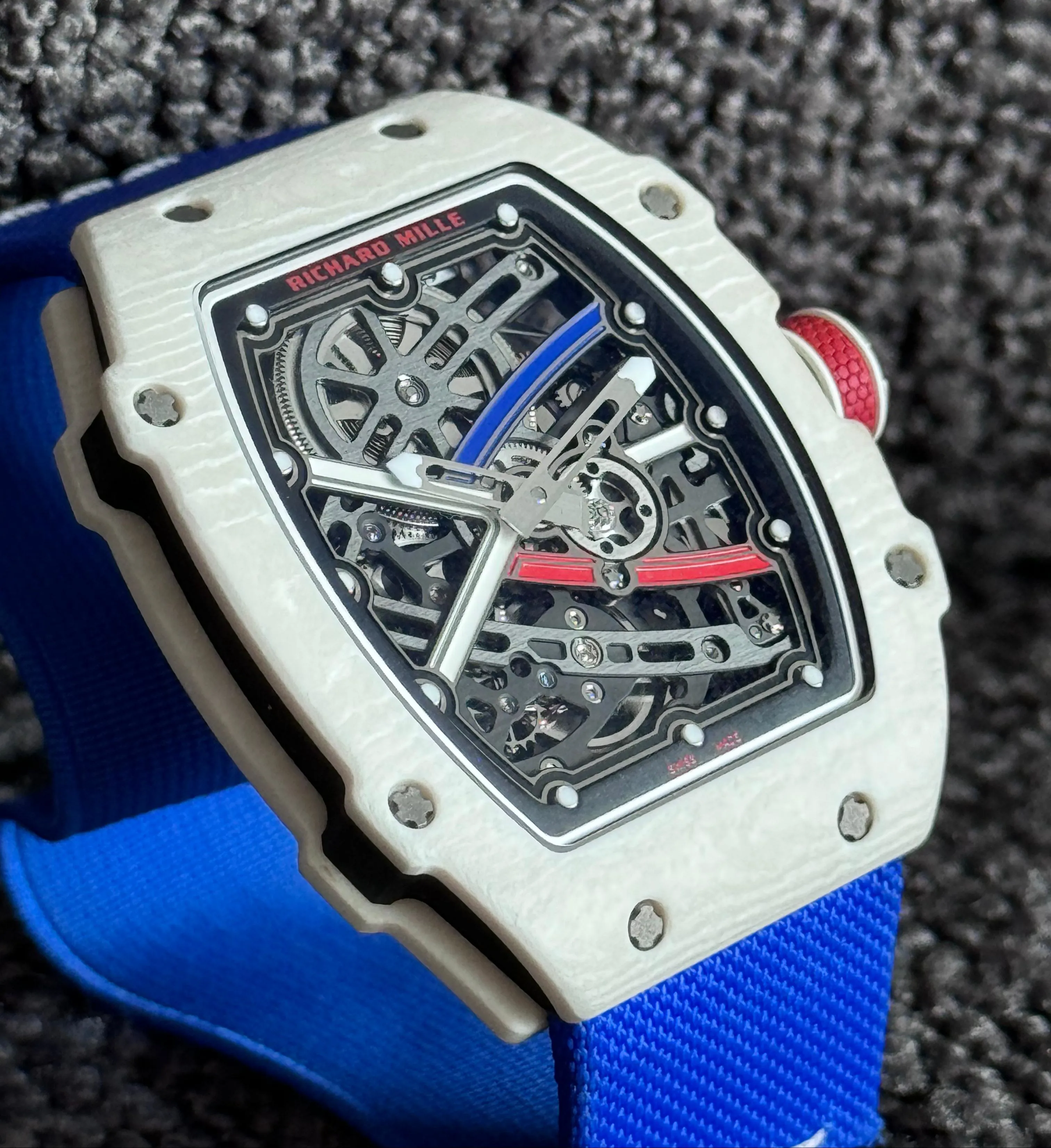 Richard Mille Extra Flat RM67-02 38.5mm Carbon fiber Skeletonized 5