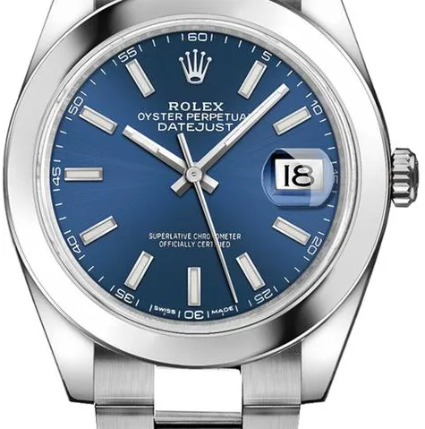 Rolex Datejust 41 126300-0001 41mm Oystersteel Blue