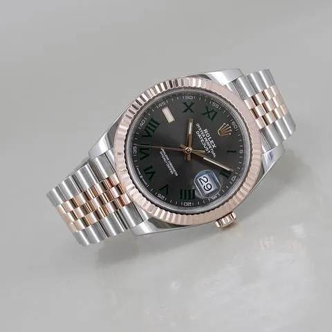 Rolex Datejust 41 126331 41mm Rose gold Silver