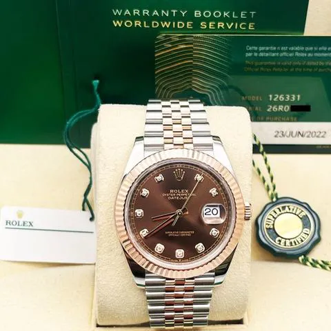 Rolex Datejust 41 126331 41mm Stainless steel Brown