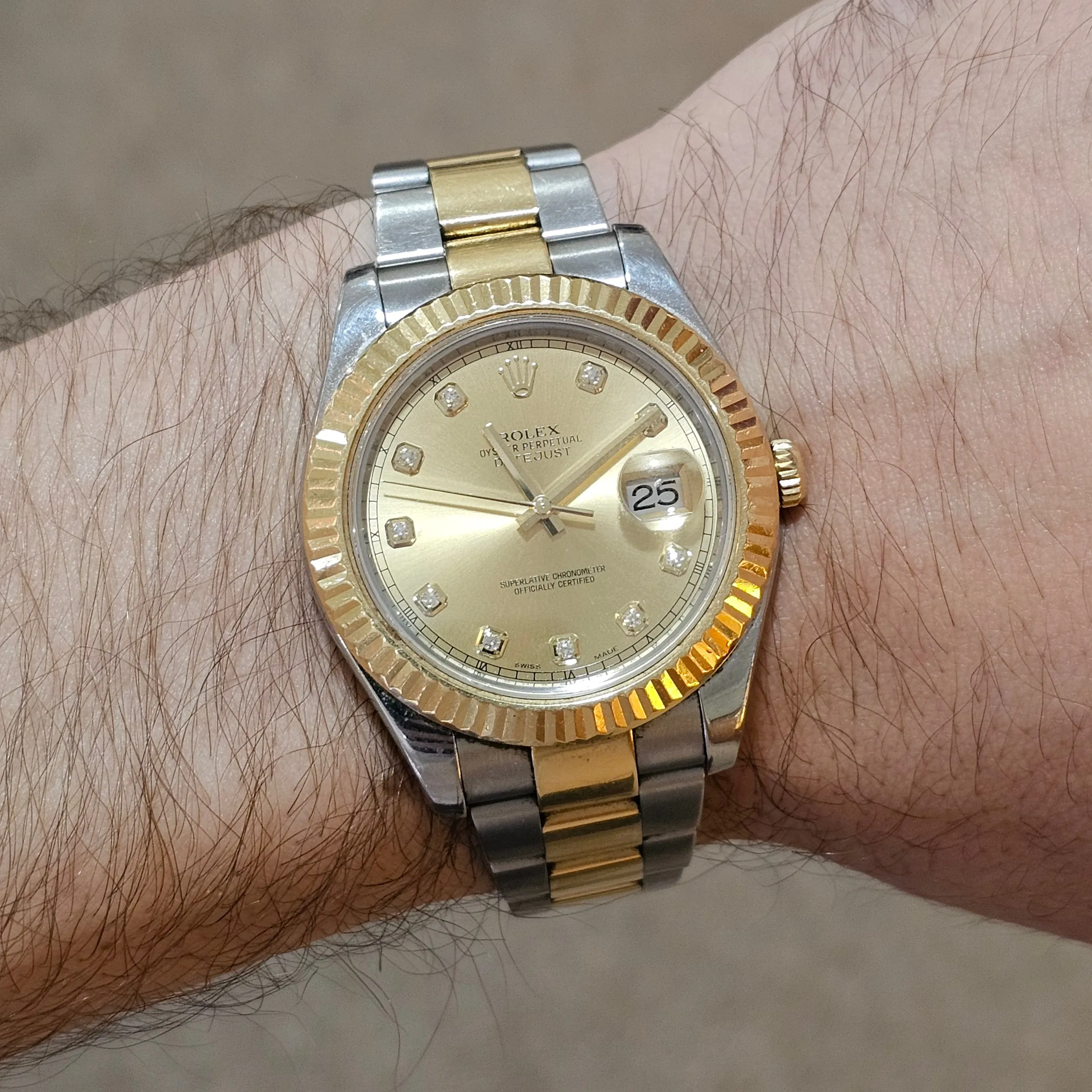 Rolex Datejust II 116333 41mm Stainless steel Champagne 3