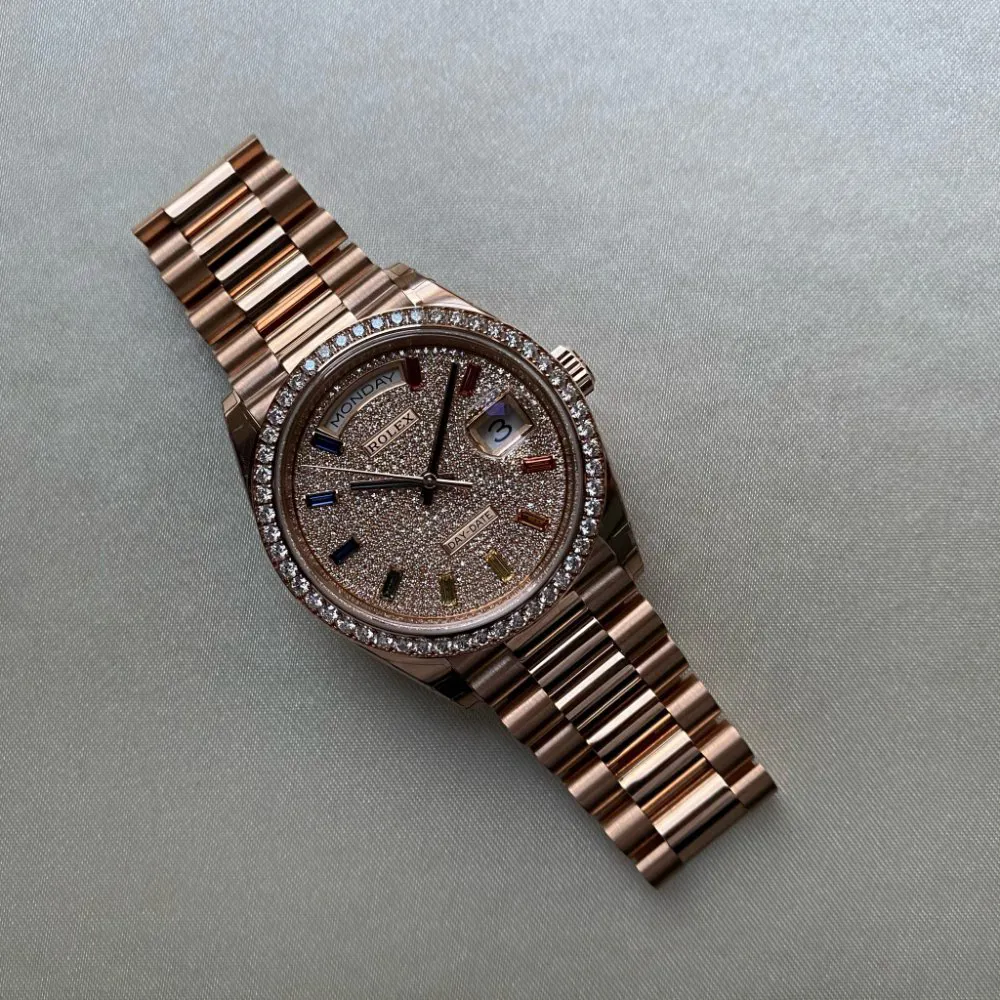 Rolex Day-Date 36 128345RBR 36mm Rose gold Diamond 2