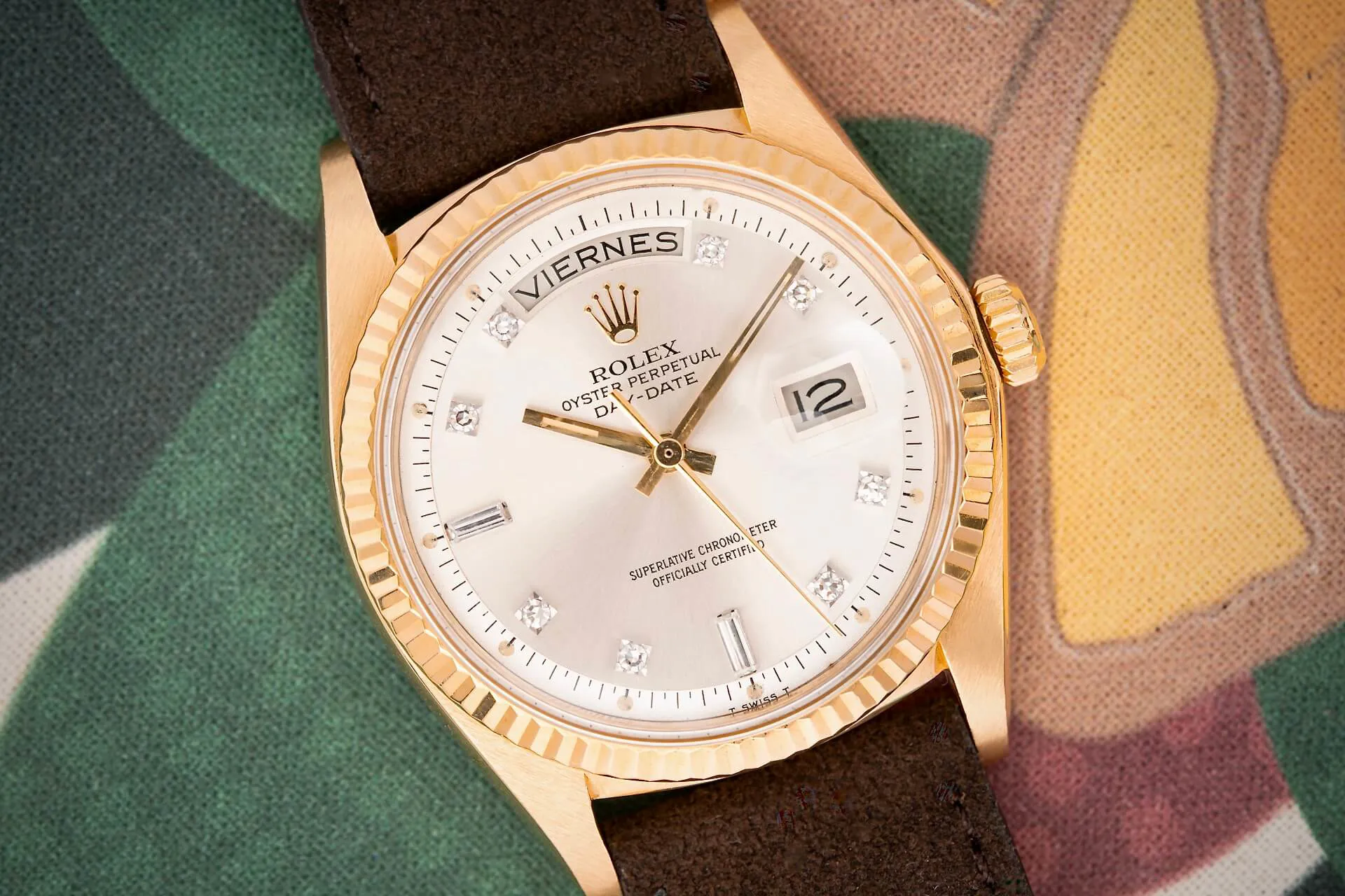 Rolex Day-Date 36 1803 36mm Yellow gold and 18k yellow gold Silver 3