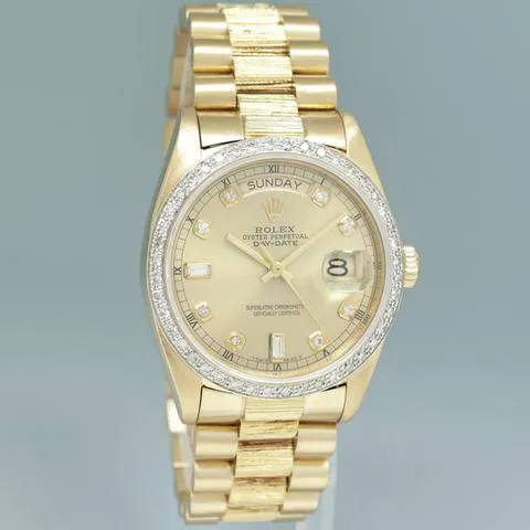 Rolex Day-Date 36 18248 36mm Yellow gold Champagne 2