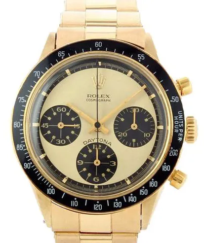 Rolex Daytona 6264 37mm Yellow gold Champagne