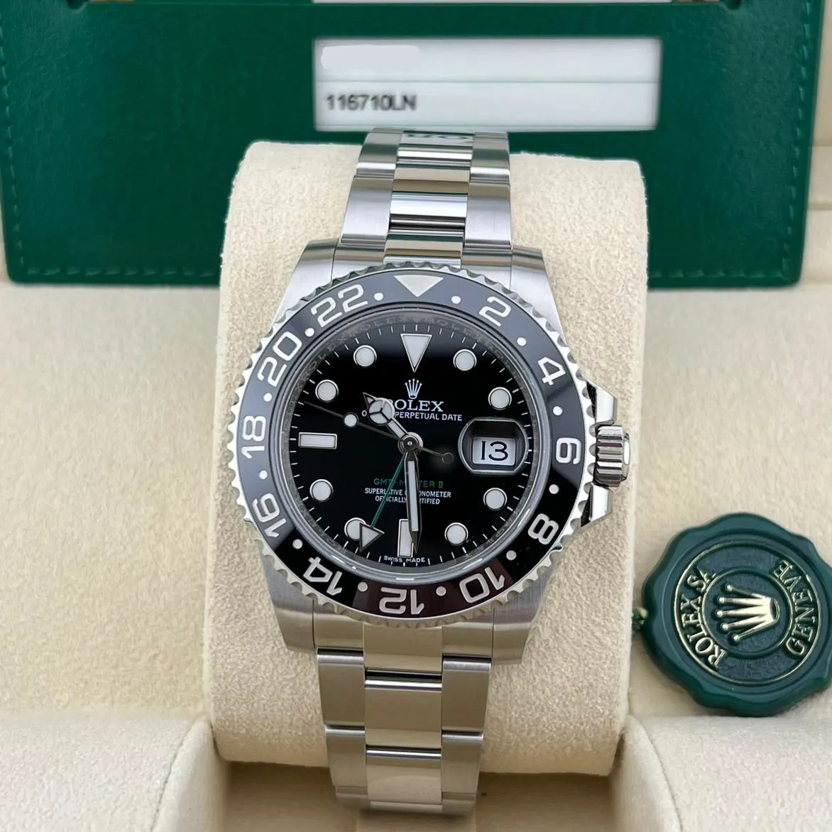 Rolex GMT-Master II 116710LN-0001 40mm Stainless steel Black 1