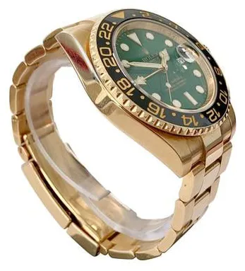 Rolex GMT-Master II 116718 40mm Yellow gold Green 1