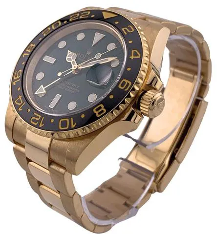 Rolex GMT-Master II 116718LN 40mm Yellow gold Green 2