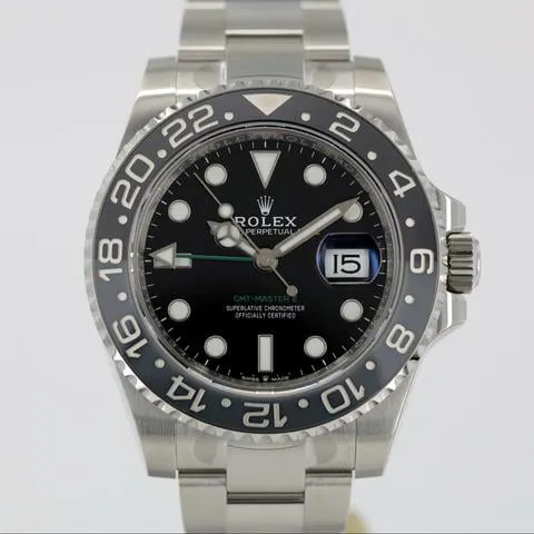 Rolex GMT-Master II 126710GRNR 40mm Stainless steel Black