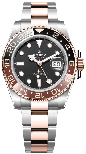 Rolex GMT-Master II 126711CHNR 40mm Rose gold and Stainless steel and 18k rose gold Black