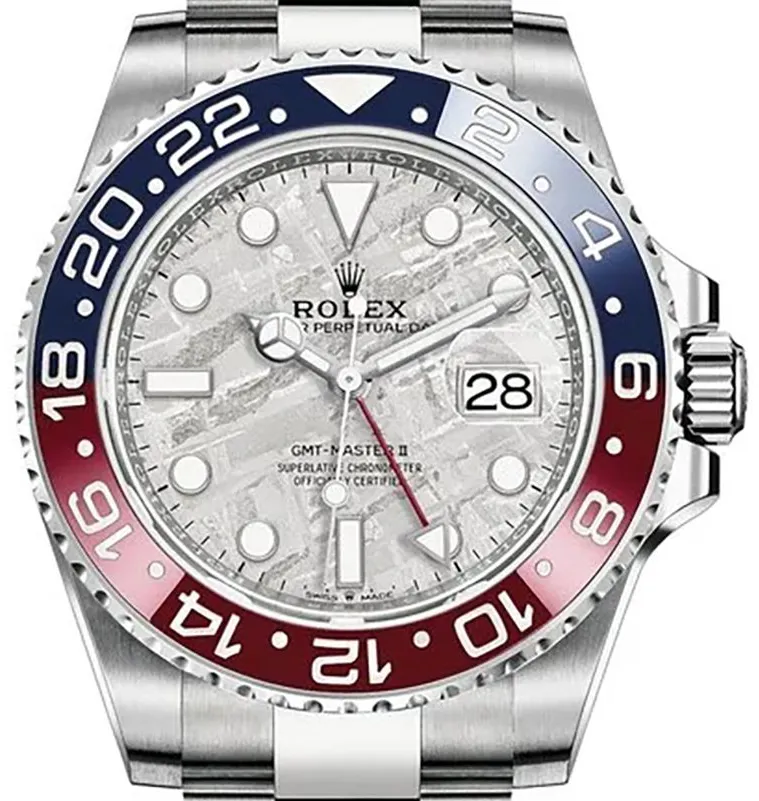 Rolex GMT-Master II 126719BLRO 40mm White gold Meteorite