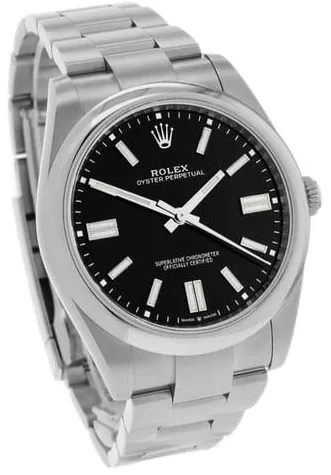 Rolex Oyster Perpetual 41 124300 41mm Stainless steel Black 3