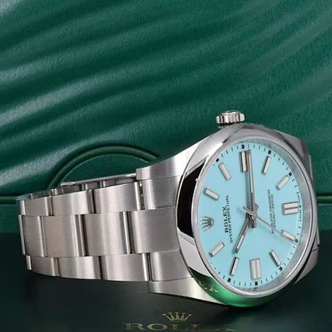 Rolex Oyster Perpetual 41 124300 41mm Stainless steel Tiffany 4