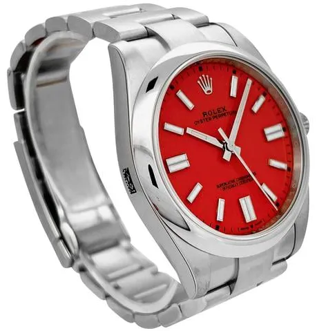 Rolex Oyster Perpetual 41 124300 41mm Stainless steel Red 1