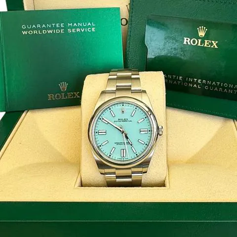 Rolex Oyster Perpetual 41 124300 41mm Stainless steel Blue 9