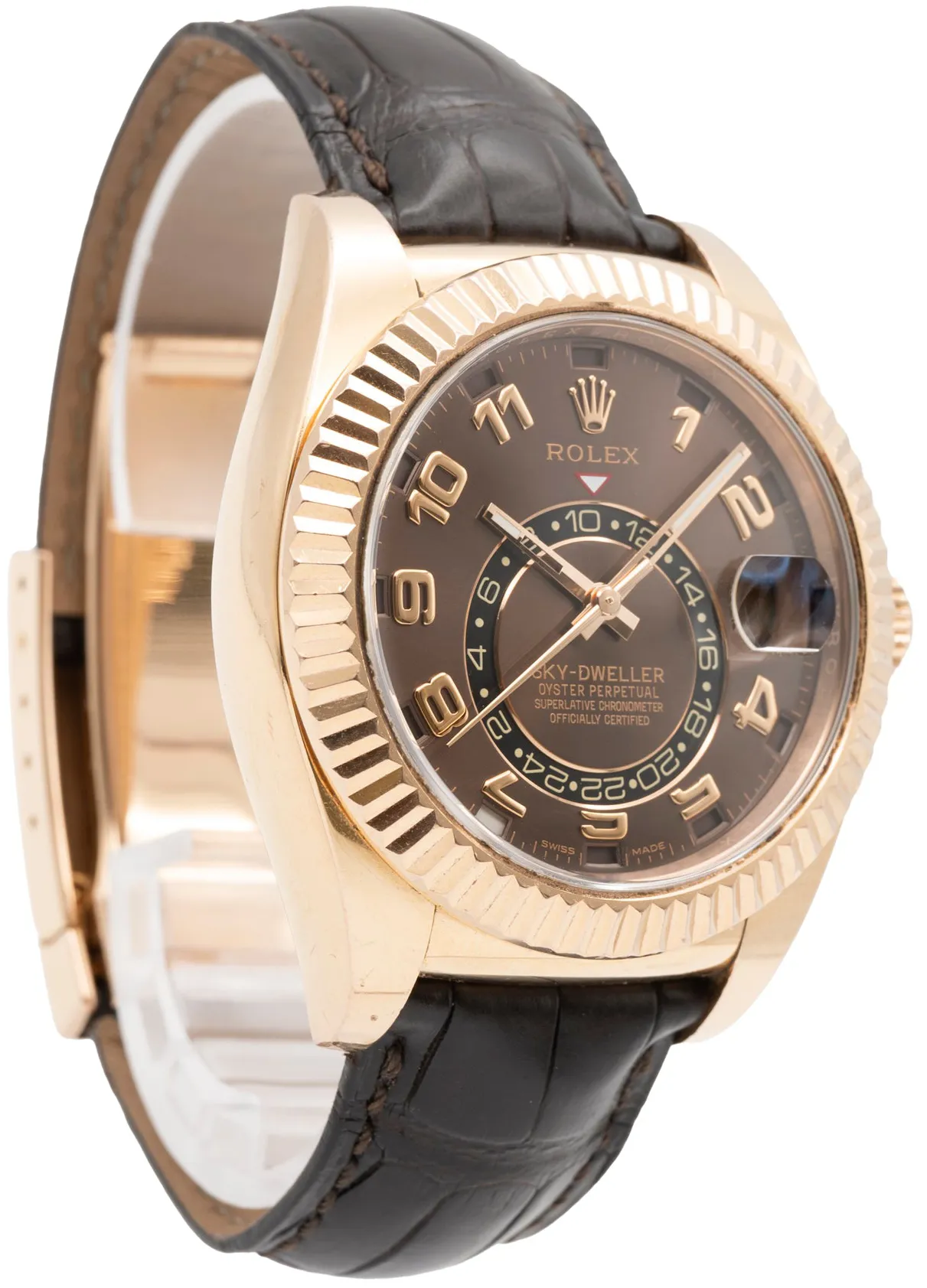 Rolex Sky-Dweller 326135 42mm Rose gold Brown 6