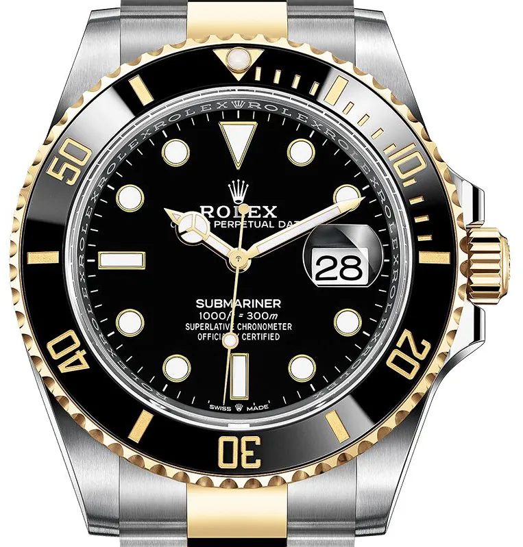 Rolex Submariner 126613LN 41mm Yellow gold and Stainless steel Black