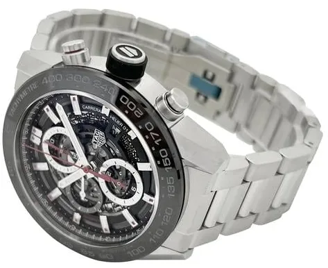 TAG Heuer Carrera CAR2A1W.BA0703 45mm Stainless steel Skeleton 4