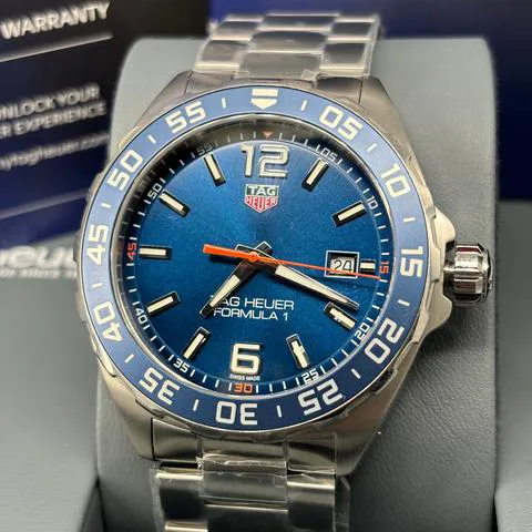 TAG Heuer Formula 1 Quartz WAZ1010.BA0842 43mm Stainless steel Blue 7