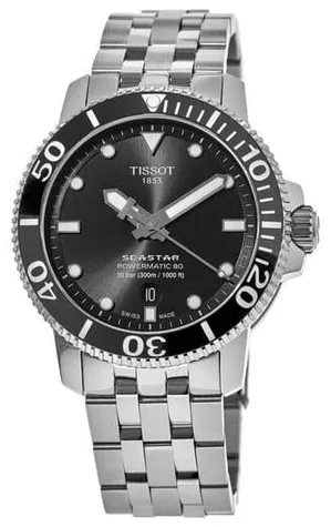 Tissot Seastar 1000 T120.407.11.051.00 43mm Stainless steel Black