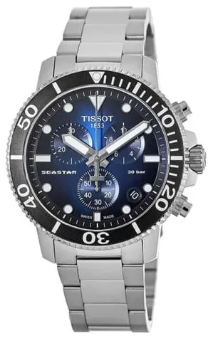 Tissot Seastar T120.417.11.041.01 45.5mm Stainless steel Black