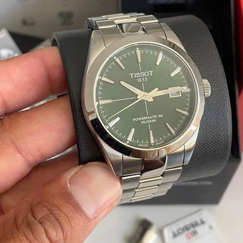 Tissot Gentleman T1274071109101 40mm Stainless steel Green 2