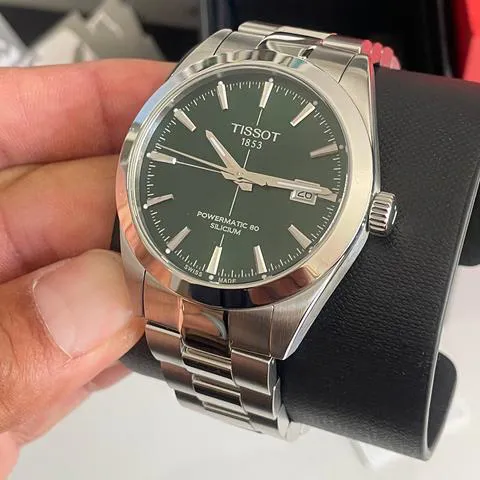 Tissot Gentleman T1274071109101 40mm Stainless steel Green 3