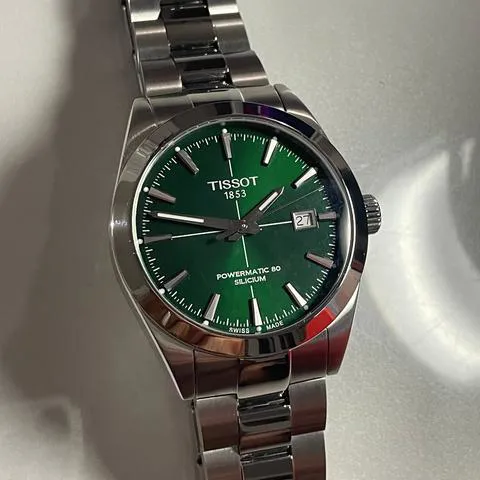 Tissot Gentleman T1274071109101 40mm Stainless steel Green 12