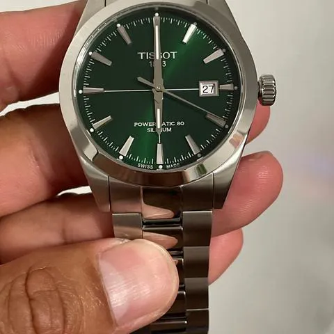 Tissot Gentleman T1274071109101 40mm Stainless steel Green 13