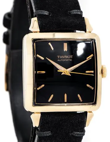 Tissot 32mm Yellow gold Black