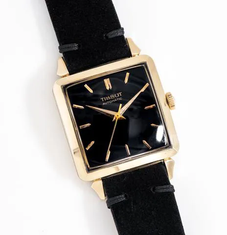 Tissot 32mm Yellow gold Black 1