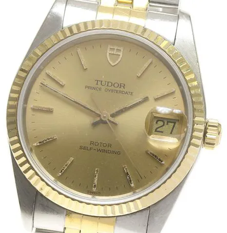 Tudor 74033 34mm Yellow gold and Stainless steel Gold