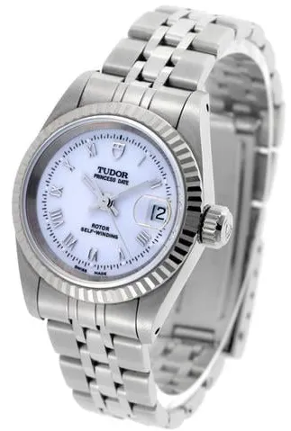 Tudor Prince Date 92414 25mm Stainless steel White 1