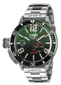 U-Boat Dive Watch 9520/MT 46mm Stainless steel Green