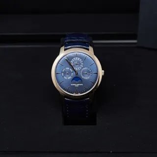 Vacheron Constantin Perpetual Calendar 41mm Rose gold Blue