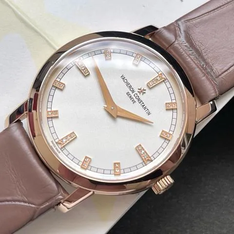 Vacheron Constantin Traditionnelle 25155/000R-9585 30mm Rose gold Silver