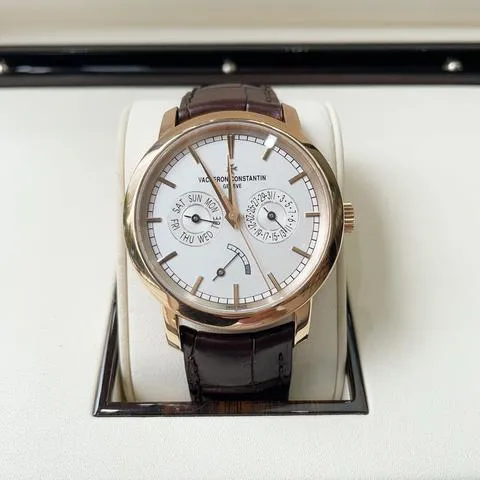 Vacheron Constantin Traditionnelle 85290/000R-9969 39.5mm Rose gold Silver