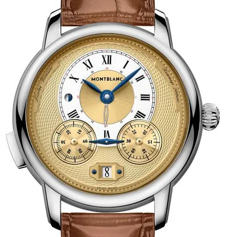 Montblanc Nicolas Rieussec MONT  STAR 44mm Stainless steel Gold