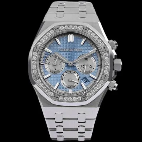 Audemars Piguet Royal Oak 26715ST.ZZ.1356ST.01 38mm Stainless steel Light blue