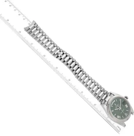 Rolex Day-Date 40 228239 40mm White gold Green 12