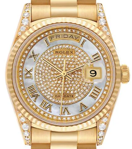 Rolex Day-Date 36 18338 36mm Yellow gold Mother-of-pearl