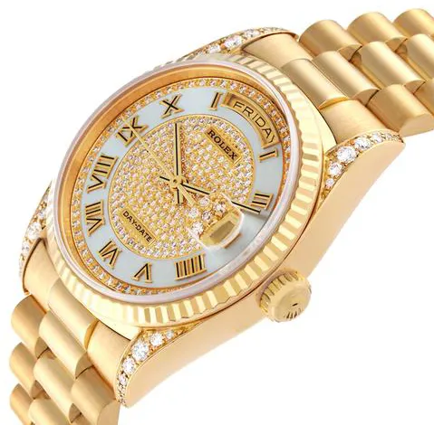 Rolex Day-Date 36 18338 36mm Yellow gold Mother-of-pearl 8