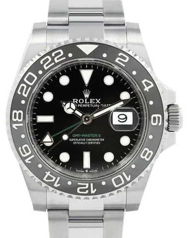 Rolex GMT-Master II 126710GRNR 40mm Stainless steel Black