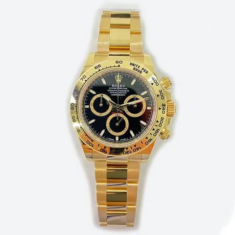 Rolex Daytona 126508 40mm Yellow gold Black