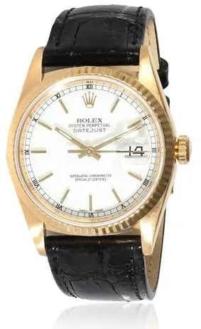 Rolex Datejust 36 16238 36mm Yellow gold White 3