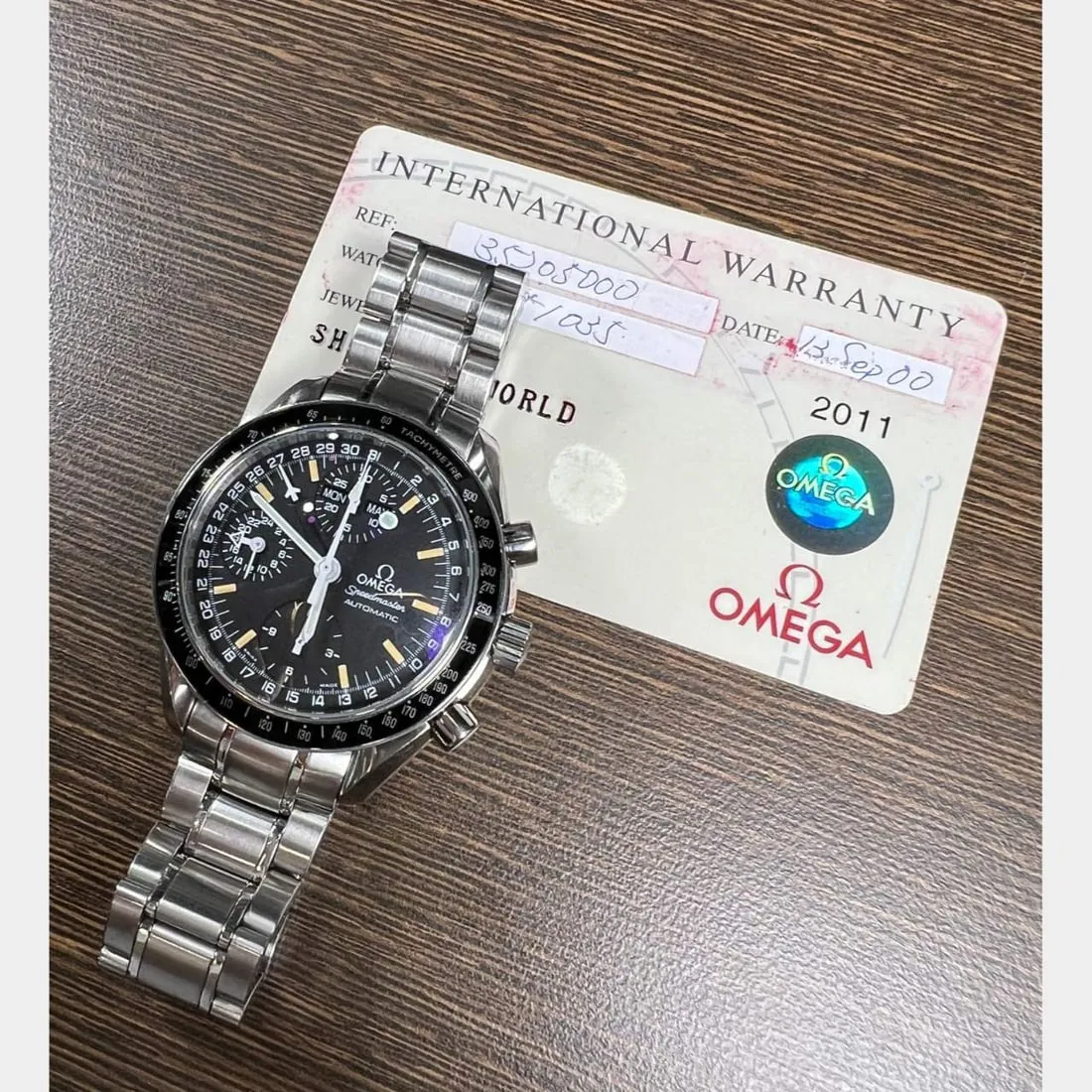 Omega Speedmaster Day Date 3520.50.00 Stainless steel Black 2