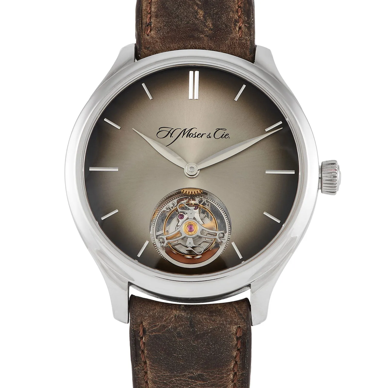 H. Moser & Cie. Endeavour 1804-0201 42mm White gold Gray