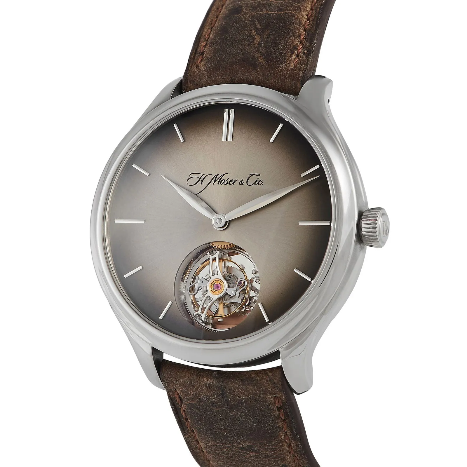 H. Moser & Cie. Endeavour 1804-0201 42mm White gold Gray 1