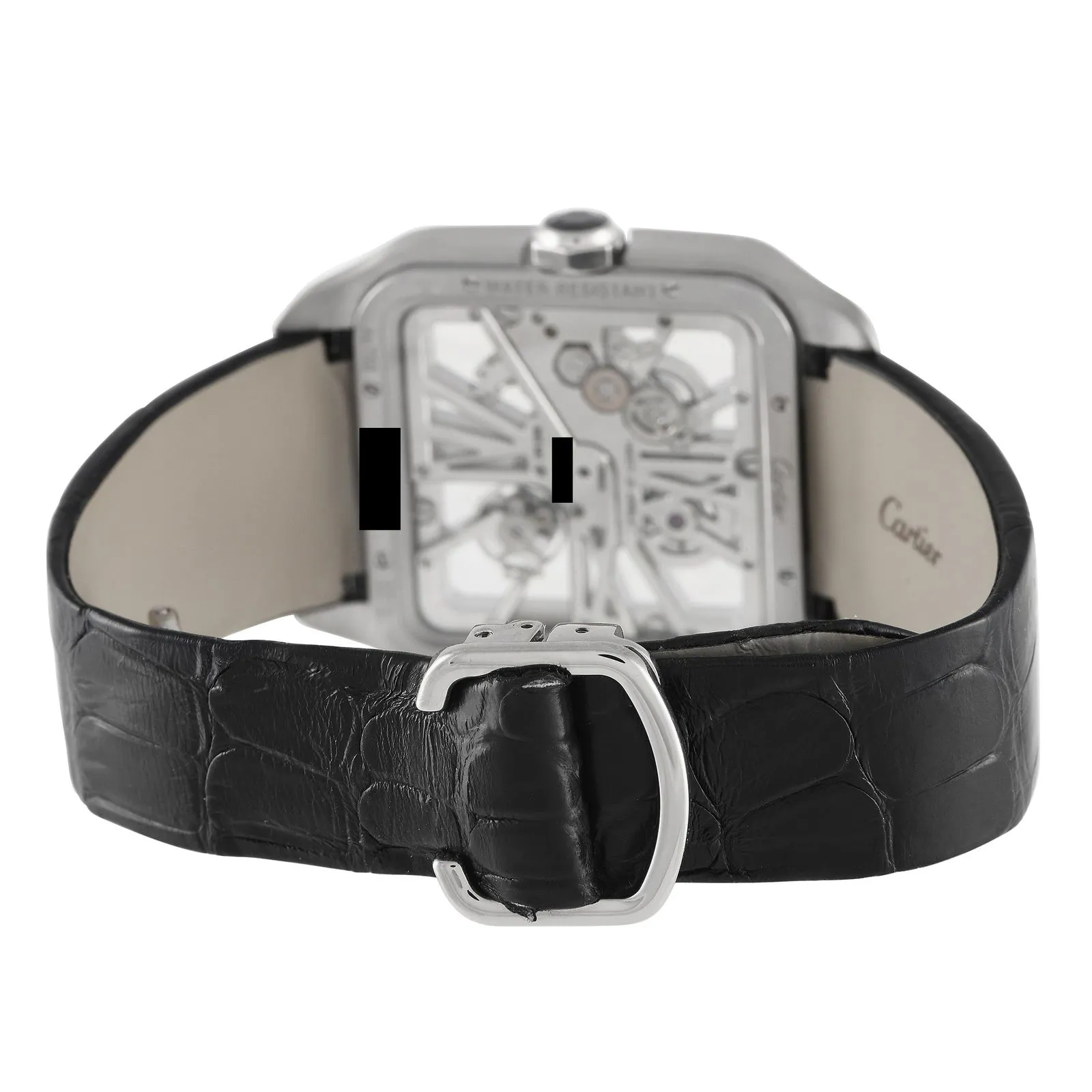 Cartier Santos Dumont W2020033 38.7mm 18k white gold Skeleton 3